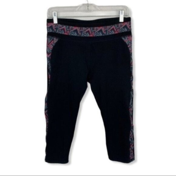 Fabletics Crop Pants Capri Medium Black - Picture 1 of 6